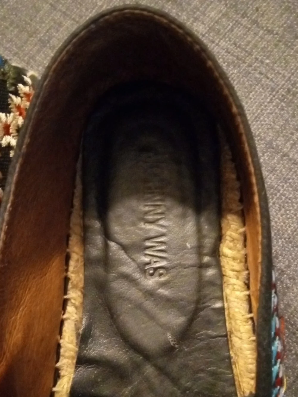 Johnny Was Catopsia embroidered sneaker espadrilles